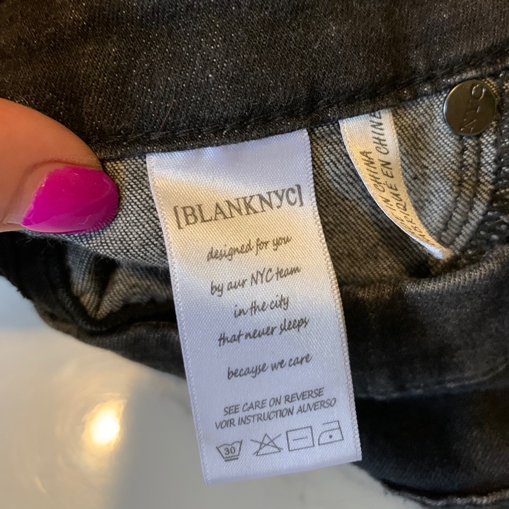 Black Blank Nyc Patchwork Jeans - image 3